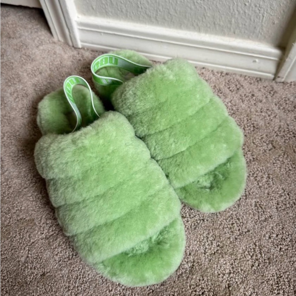 UGG Soft Mint Green Slippers